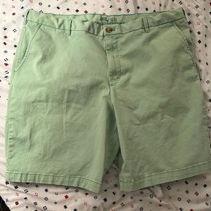 Selling shorts white, cream, a light green color